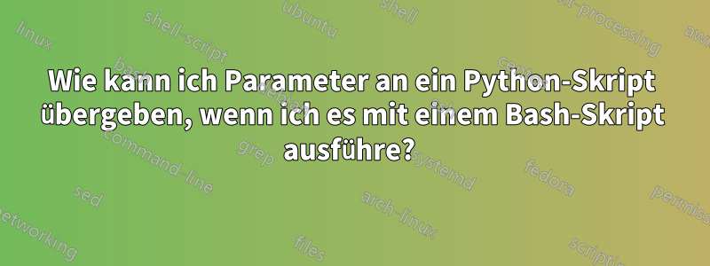 Wie kann ich Parameter an ein Python-Skript übergeben, wenn ich es mit einem Bash-Skript ausführe? 