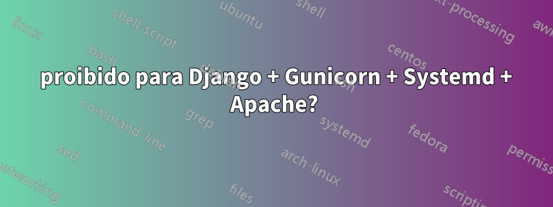 403 proibido para Django + Gunicorn + Systemd + Apache?