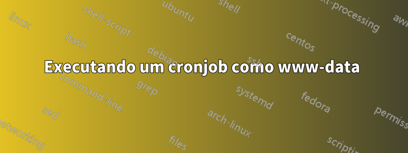 Executando um cronjob como www-data