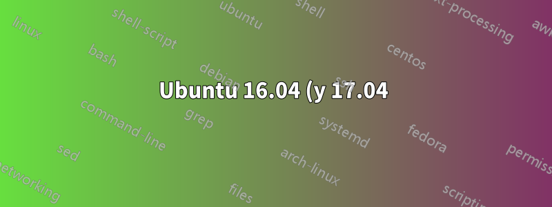 Ubuntu 16.04 (y 17.04) se congela aleatoriamente