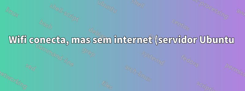 Wifi conecta, mas sem internet (servidor Ubuntu)