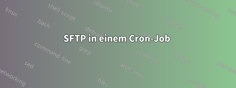 SFTP in einem Cron-Job