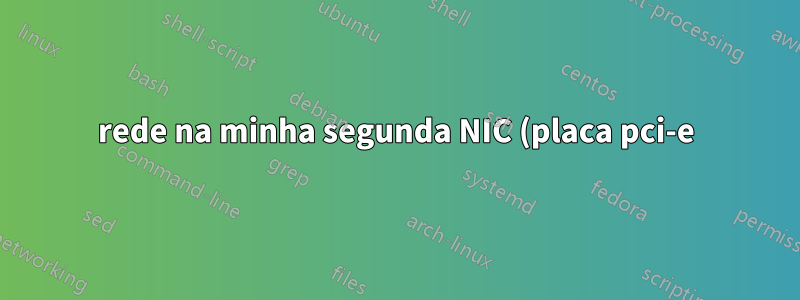 rede na minha segunda NIC (placa pci-e) apenas para meus kvm vms com macvtap ou bridge?