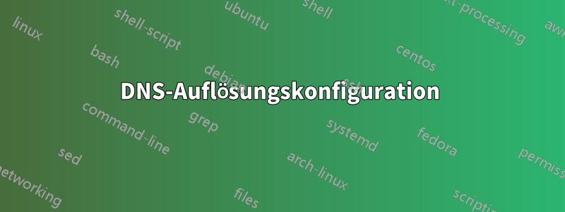 DNS-Auflösungskonfiguration