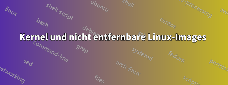 Kernel und nicht entfernbare Linux-Images