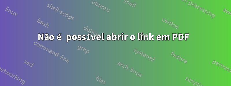 Não é possível abrir o link em PDF 