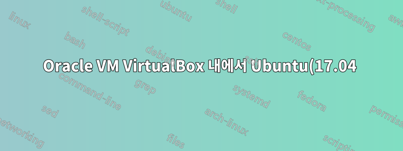 Oracle VM VirtualBox 내에서 Ubuntu(17.04)를 사용하여 Wi-Fi에 어떻게 연결할 수 있습니까?