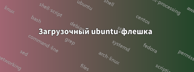 Загрузочный ubuntu-флешка 