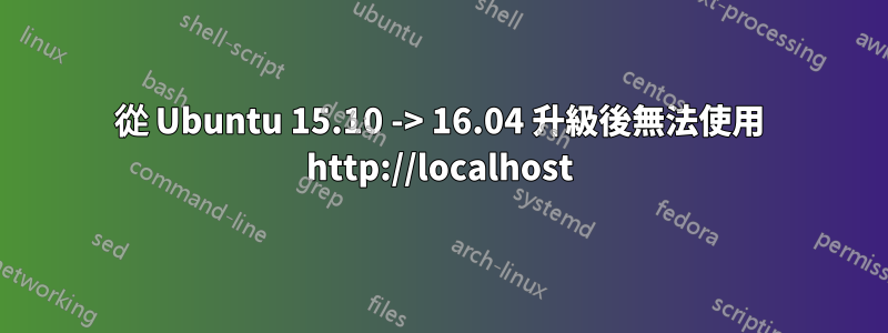 從 Ubuntu 15.10 -> 16.04 升級後無法使用 http://localhost