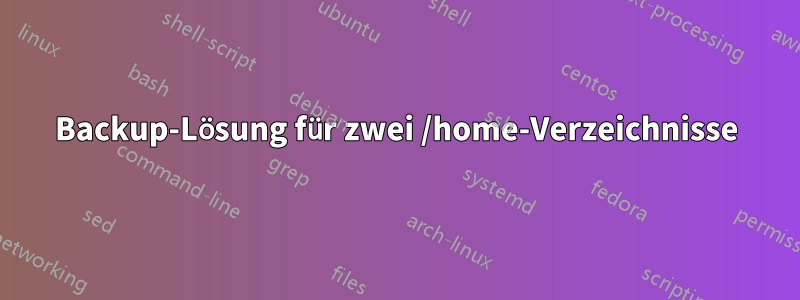 Backup-Lösung für zwei /home-Verzeichnisse