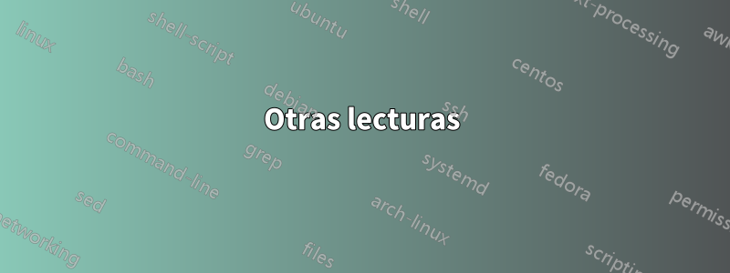 Otras lecturas