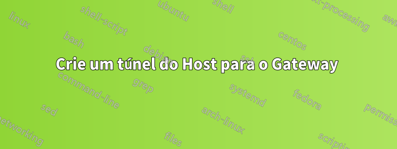 Crie um túnel do Host para o Gateway