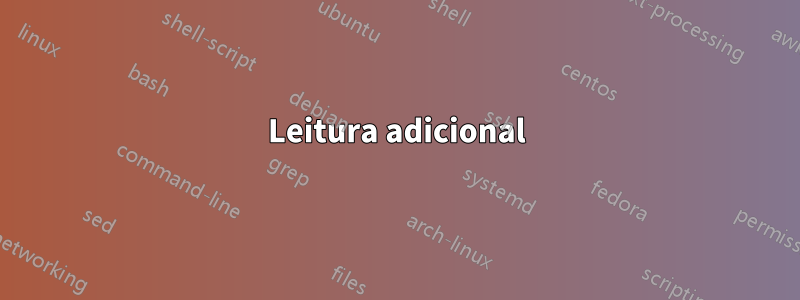 Leitura adicional
