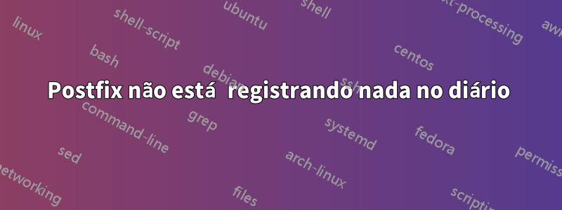 Postfix não está registrando nada no diário