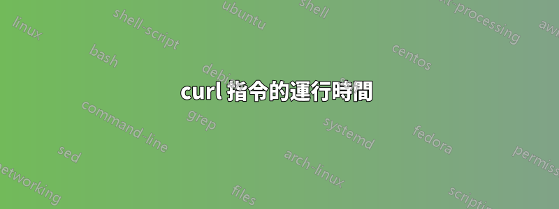 curl 指令的運行時間