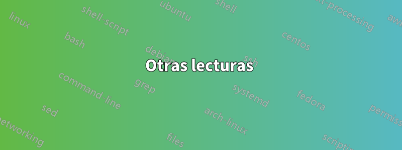 Otras lecturas