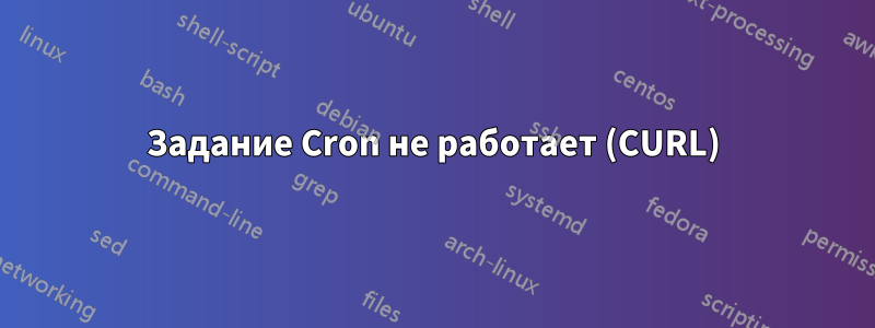 Задание Cron не работает (CURL)