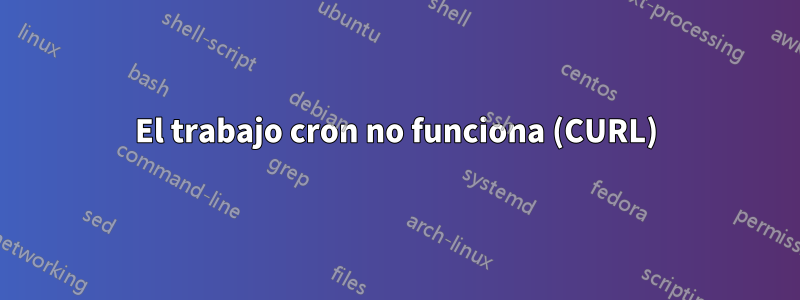 El trabajo cron no funciona (CURL)