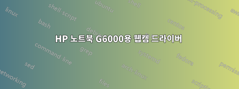 HP 노트북 G6000용 웹캠 드라이버