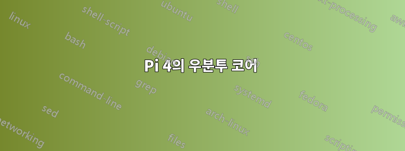 Pi 4의 우분투 코어