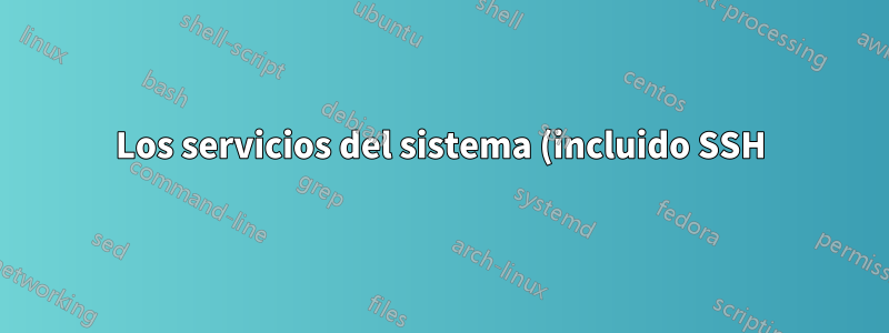 Los servicios del sistema (incluido SSH) no se inician después de editar /etc/resolv.conf y reiniciar
