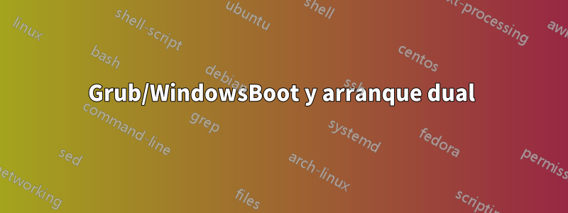 Grub/WindowsBoot y arranque dual