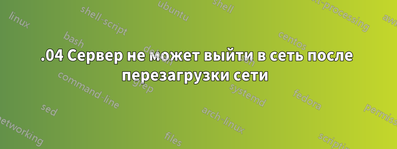 18.04 Сервер не может выйти в сеть после перезагрузки сети 