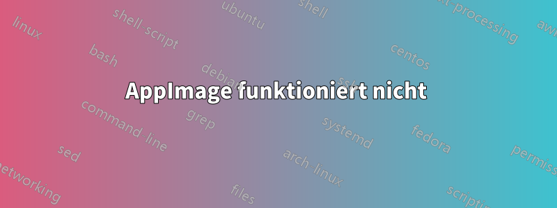 AppImage funktioniert nicht