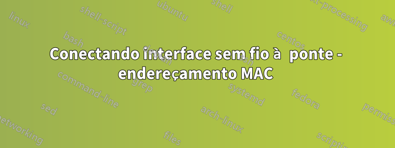 Conectando interface sem fio à ponte - endereçamento MAC