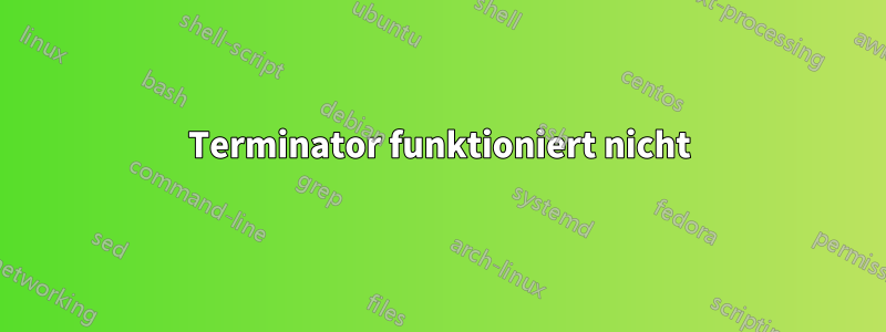 Terminator funktioniert nicht