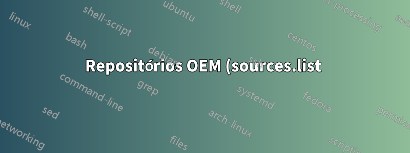 Repositórios OEM (sources.list) para Dell XPS 13 9380 com Bionic