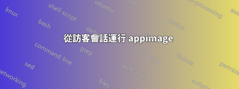 從訪客會話運行 appimage