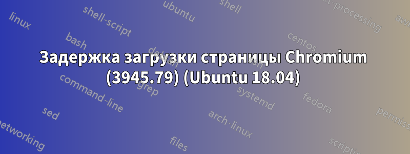 Задержка загрузки страницы Chromium (3945.79) (Ubuntu 18.04)