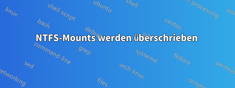 NTFS-Mounts werden überschrieben