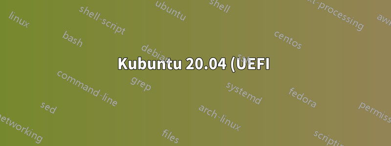 Kubuntu 20.04 (UEFI) grub-update 找不到不同磁碟機的系統 (Fedora 34 KDE)