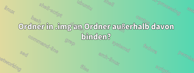 Ordner in .img an Ordner außerhalb davon binden?