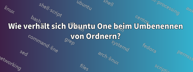 Wie verhält sich Ubuntu One beim Umbenennen von Ordnern?