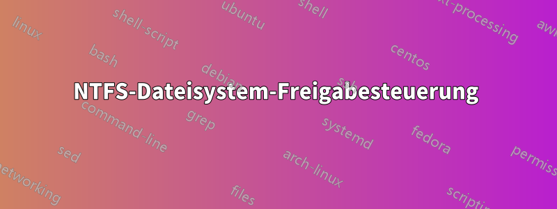 NTFS-Dateisystem-Freigabesteuerung