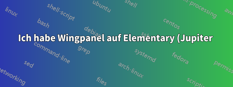Ich habe Wingpanel auf Elementary (Jupiter) installiert und es öffnet den Ordner /usr/share/applications