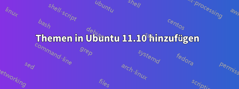 Themen in Ubuntu 11.10 hinzufügen 