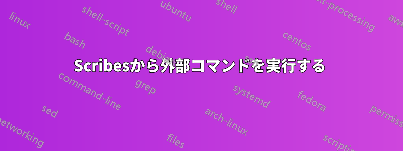 Scribesから外部コマンドを実行する