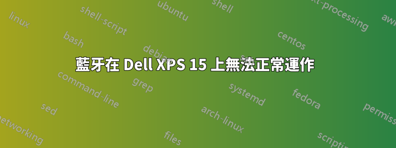 藍牙在 Dell XPS 15 上無法正常運作 