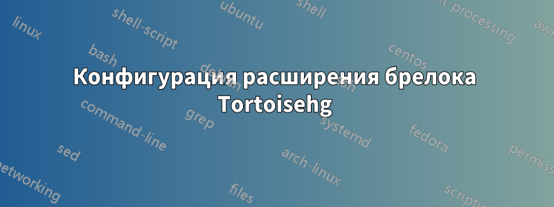 Конфигурация расширения брелока Tortoisehg