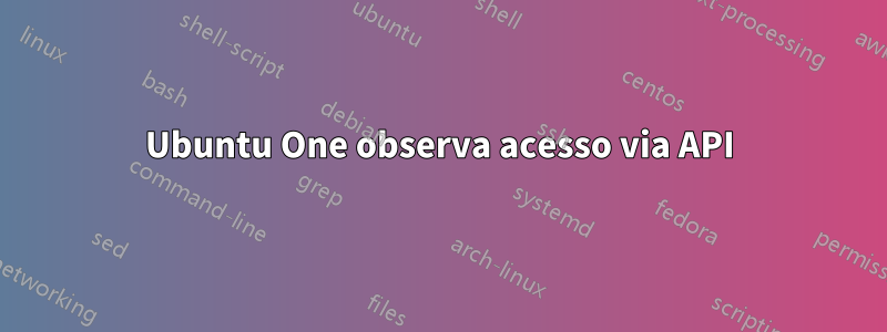 Ubuntu One observa acesso via API