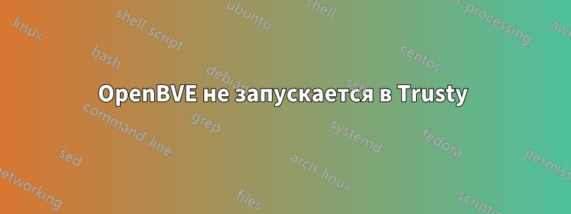 OpenBVE не запускается в Trusty