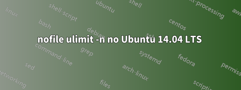 nofile ulimit -n no Ubuntu 14.04 LTS
