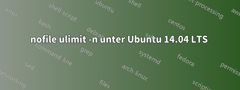 nofile ulimit -n unter Ubuntu 14.04 LTS