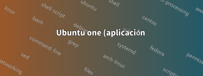 Ubuntu one (aplicación) en el centro de software de ubuntu