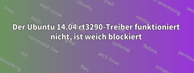 Der Ubuntu 14.04 rt3290-Treiber funktioniert nicht, ist weich blockiert
