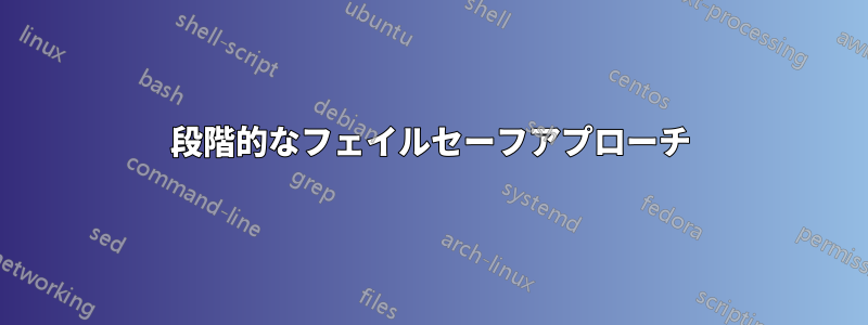 段階的なフェイルセーフアプローチ